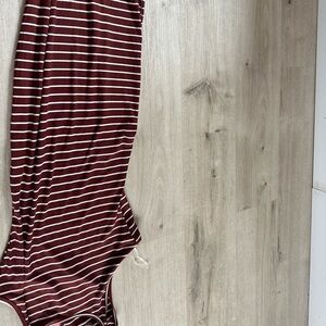 Red and white dress heart and hips new.